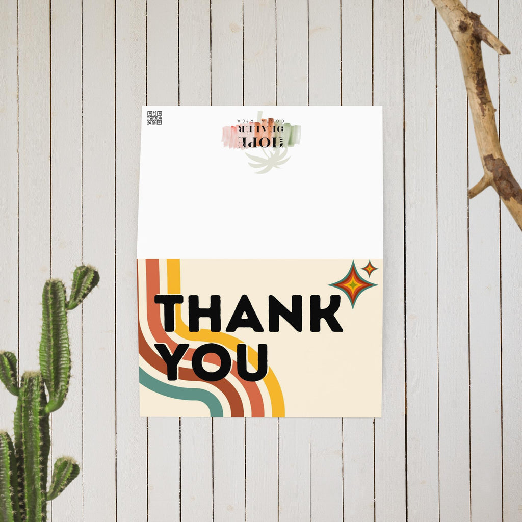 Mouthy Thank You card